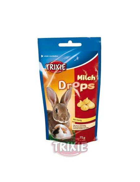 DROPS VITAMINADOS ROEDORES LECHE Y MIEL TRIXIE - 75 GR