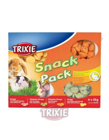 PACK DE SNACKS PARA ROEDORES TRIXIE - 4 X 35 GR