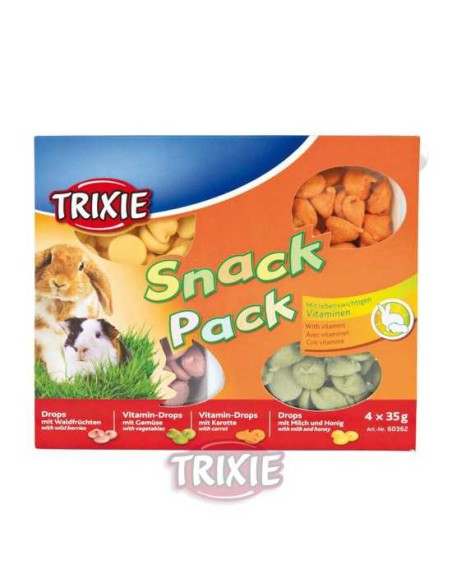 PACK DE SNACKS PARA ROEDORES TRIXIE - 4 X 35 GR