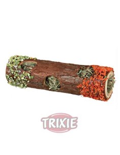 TÚNEL CON HENO & FLORES HIBISCUS TRIXIE - 25 GR / 20 CM