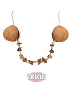 CASITA DE COCO PARA HÁMSTERS DOBLE TRIXIE - Ø13 X 100 CM