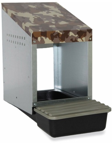 PONEDERO CAMUFLAJE PARA GALLINAS CON CUBETA 1...