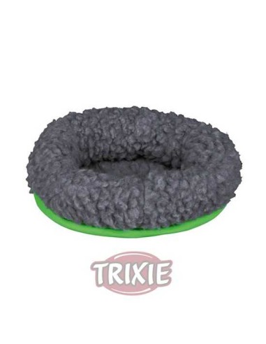 CAMA SUAVE PARA HÁMSTES TRIXIE - GRIS / VERDE