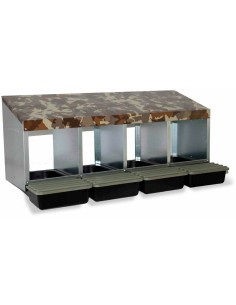 PONEDERO CAMUFLAJE PARA GALLINAS CON CUBETA 4...