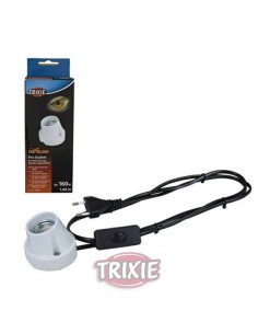 PORTA LÁMPARAS PORCELÁNICO ANGULADO TRIXIE