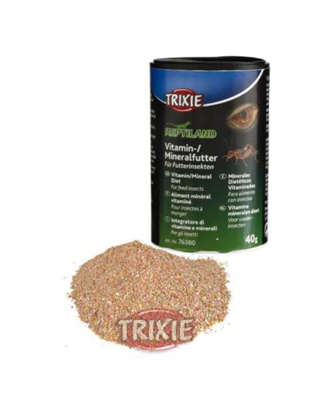 VITAMINAS/MINERALES PARA ALIMENTAR INSECTOS TRIXIE - 40 GR