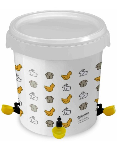 BEBEDERO CON CAZOLETA BASCULANTE GAUN - 32 LITROS