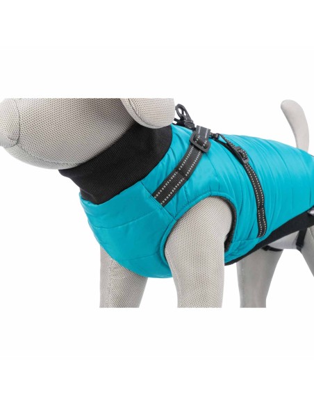 ABRIGO PONTIS AGUAMARINA CON ARNÉS TRIXIE