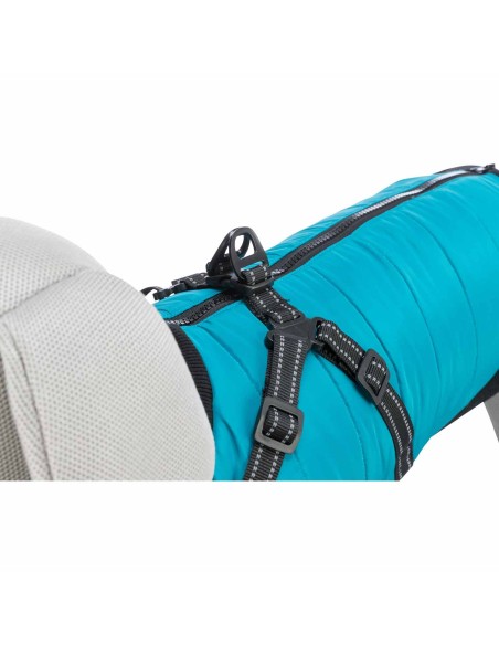 ABRIGO PONTIS AGUAMARINA CON ARNÉS TRIXIE