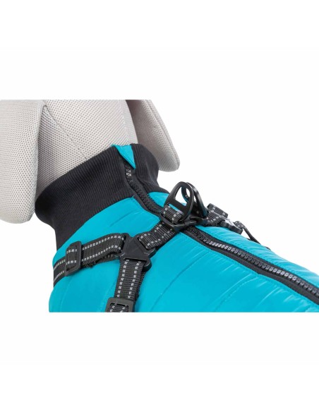 ABRIGO PONTIS AGUAMARINA CON ARNÉS TRIXIE