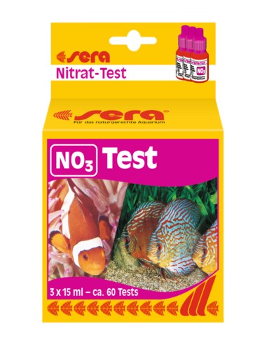 TEST DE NITRATO (NO3) SERA - 15 ML