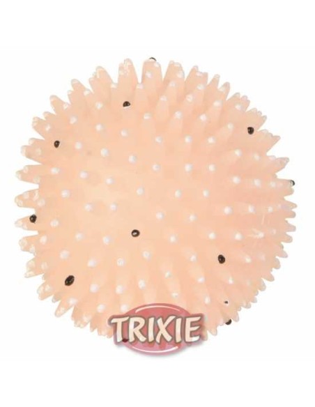 ERIZO PELOTA FLUORESCENTE CON SONIDO TRIXIE - Ø10 CM