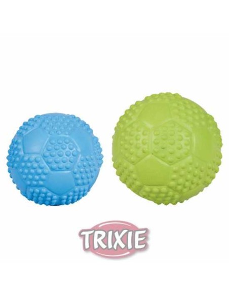 PELOTA DE CAUCHO CON SONIDO TRIXIE