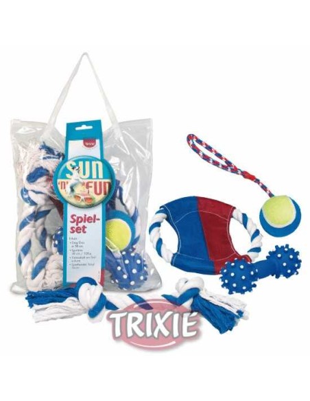 SET JUGUETES PERRO (4 PIEZAS) TRIXIE