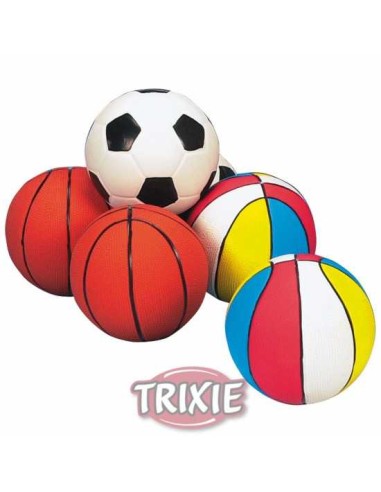 PELOTAS SURTIDAS CON SONIDO TRIXIE - Ø13 CM