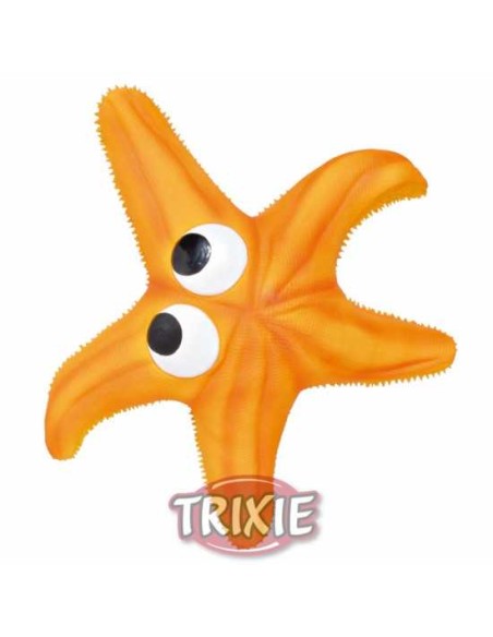 ESTRELLA MAR DE LÁTEX CON SONIDO TRIXIE - Ø23 CM