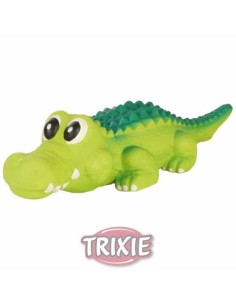 COCODRILO CON SONIDO DE LÁTEX TRIXIE - 35 CM