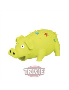 CERDO CON ESTRELLAS DE LÁTEX TRIXIE - 16 CM