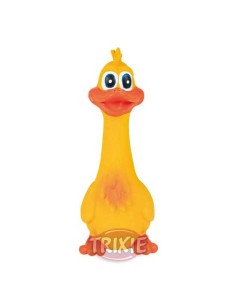 PATO CON SONIDO ORIGINAL DE LÁTEX TRIXIE - 20 CM
