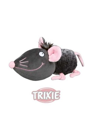 RATÓN DE PELUCHE DENIM TRIXIE - 33 CM