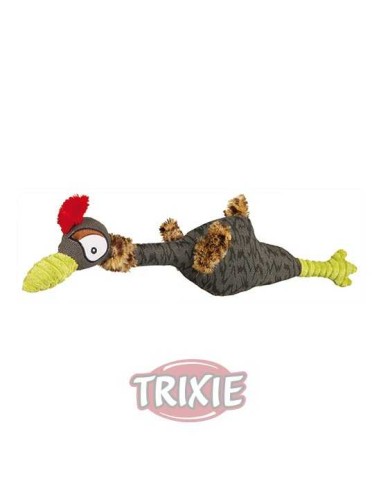 POLLO DE PELUCHE SUAVE TRIXIE - 47 CM