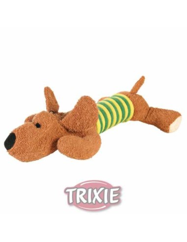 PERRO TELA TOALLA CON SONIDO TRIXIE - 28 CM