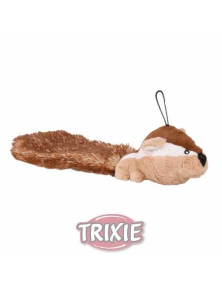 ARDILLA DE PELUCHE CON SONIDO TRIXIE - 30 CM