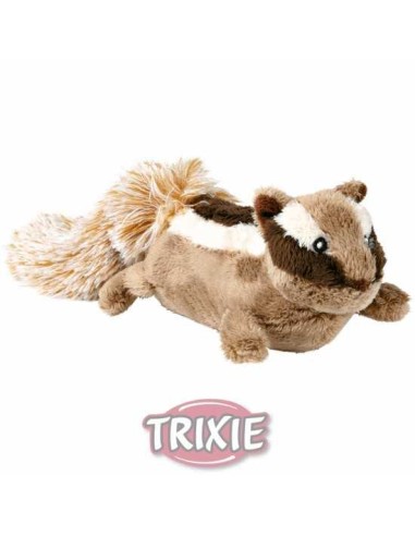 ARDILLA DE PELUCHE CON SONIDO II TRIXIE - 28 CM