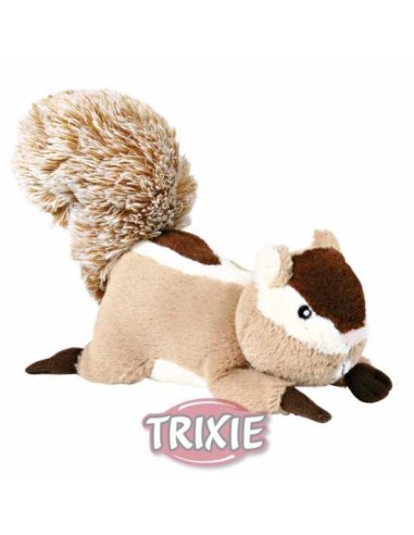 ARDILLA DE PELUCHE CON SONIDO III TRIXIE - 24 CM