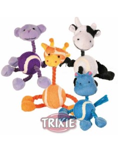 JUGUETE DE CUERDA CON PELOTA DE TENIS TRIXIE