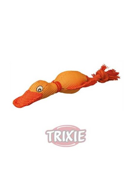 PATO CON CUERDA TRIXIE - 38 CM