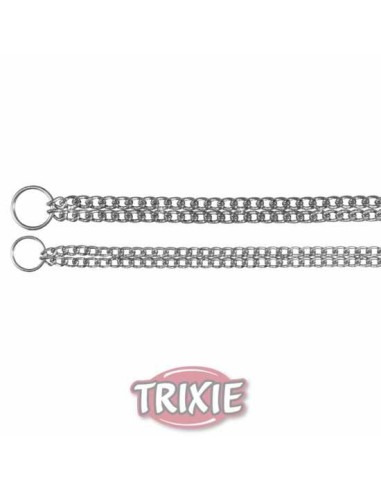 COLLAR ESTRANGULADOR DOBLE FILA TRIXIE