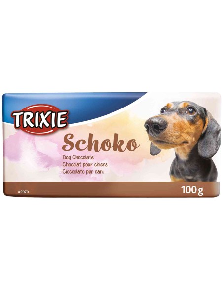 TABLETA CHOCOLATE PERROS TRIXIE - 100 GR