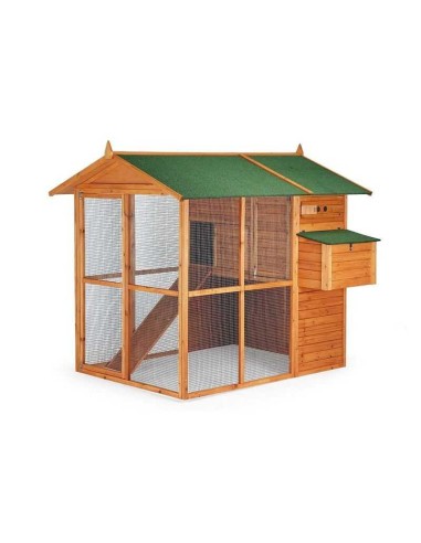 JAULA GALLINERO MADERA MODELO BRUSELAS COPELE