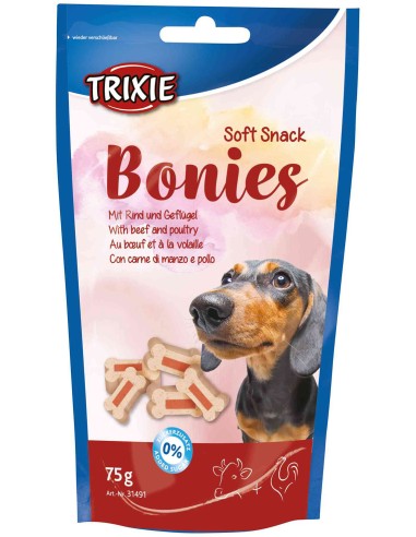 SOFT SNACK BONIES TERNERA Y AVE TRIXIE - 75 GR