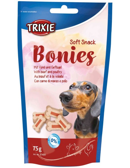 SOFT SNACK BONIES TERNERA Y AVE TRIXIE - 75 GR