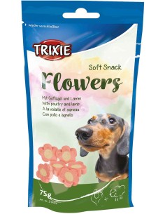SOFT SNACK FLOWERS CORDERO Y POLLO TRIXIE - 75 GR