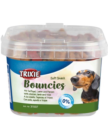 SOFT SNACK BOUNCIES AVE, CORDERO Y TRIPA TRIXIE