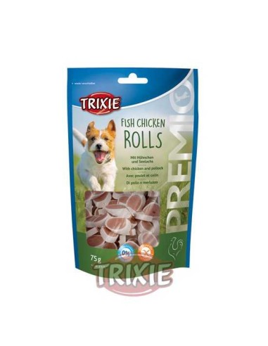 CHICKEN & FISH ROLLS TRIXIE - 75 GR
