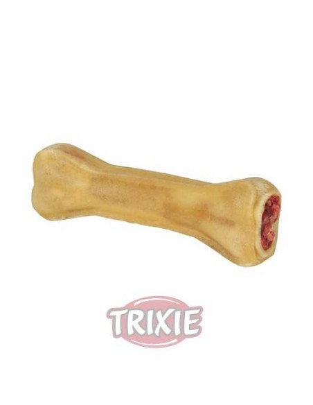 HUESO RELLENO DE SALAMI TRIXIE - 12 CM / 70 GR (2 UNIDADES)