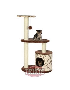 POSTE RASCADOR CASTA TRIXIE - MARRÓN / BEIGE