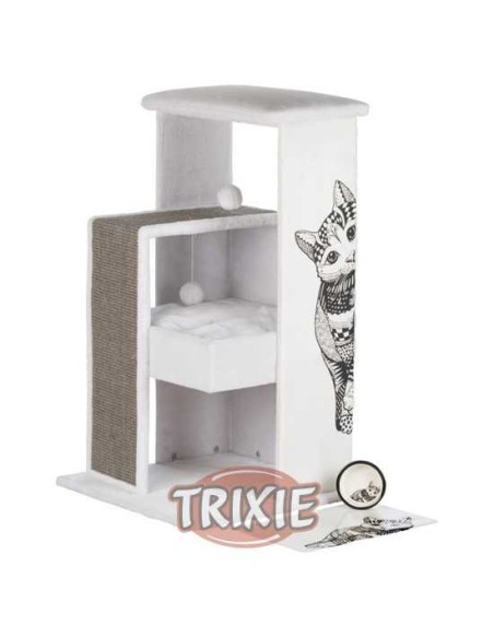 POSTE RASCADOR MARIA TRIXIE - BLANCO / GRIS