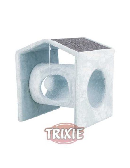 CASA RASCADORA MADRA TRIXIE - AZUL CLARO