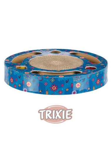 TAMBOR RASCADOR CON JUGUETES TRIXIE - Ø33 CM