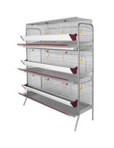 BATERÍA PARA GALLINAS 9 DEPARTAMENTOS COPELE