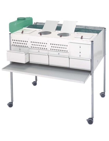 JAULA PARA PERDICES DE 4 DEPARTAMENTOS COPELE