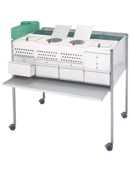 JAULA PARA PERDICES DE 4 DEPARTAMENTOS COPELE