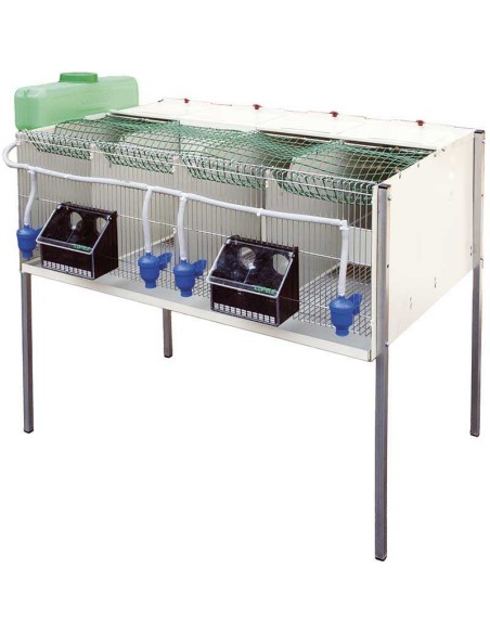 JAULA PARA PERDICES DE 4 DEPARTAMENTOS COPELE