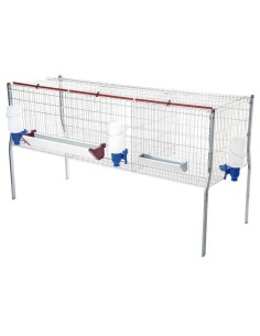 JAULA PARA POLLOS DE ENGORDE 3 DEPARTAMENTOS COPELE