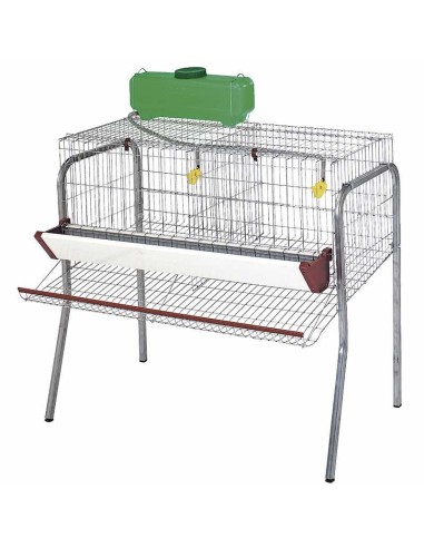 BATERÍA PARA GALLINAS PONEDORAS 2 DEPARTAMENTOS...